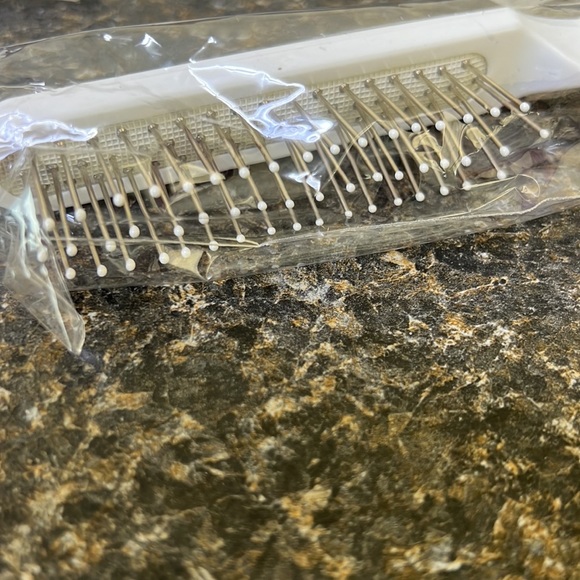 Wig stand , brush, and wig cap. - Picture 7 of 10